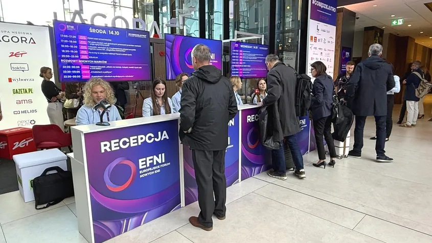Recepcja EFNI 2026 w Sopocie w trakcie rejestracji uczestników
